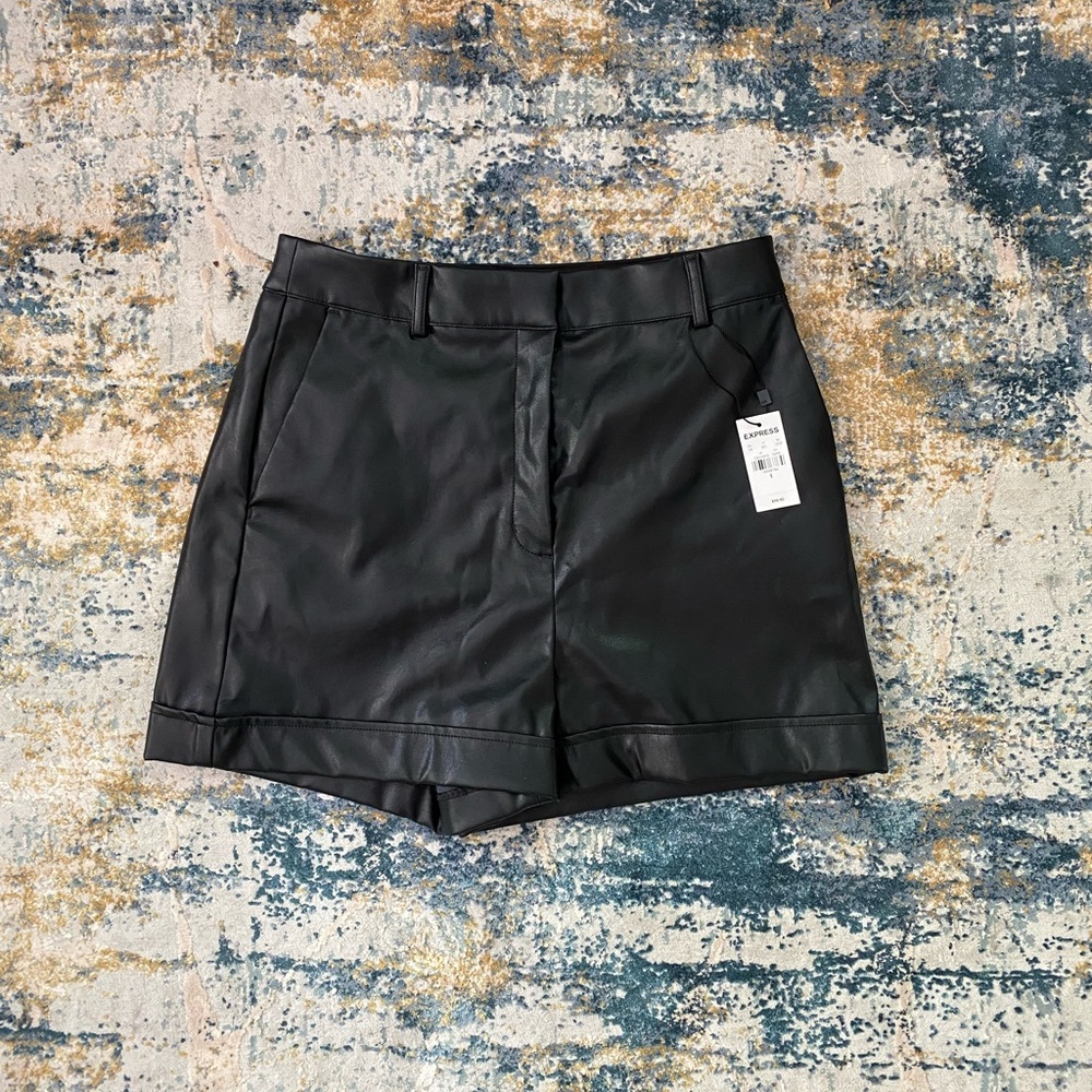 EXPRESS shortie extremely high rise- black, US 6